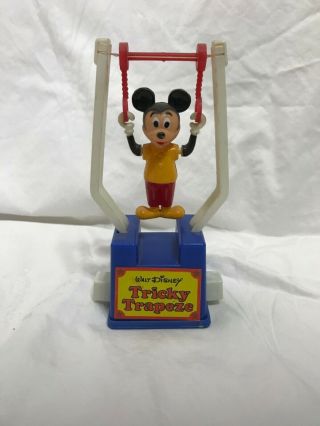 Walt Disney Trickey Trapeze Mickey Mouse Vintage Functional Toy