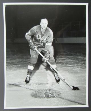 1966 - 1967 Vintage Ihl Port Huron Flags Lloyd Maxfield Team Issued Photo Hockey