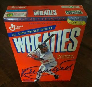 1996 Wheaties Box - Minnesota Twins Kirby Puckett - Collector 