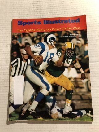 1967 Sports Illustrated Los Angeles Rams Vs Green Bay Packers Gabriel Lombardi
