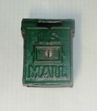 Us Mail Coin Bank Cast Iron Vintage