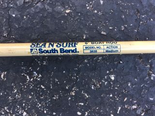 South Bend Sea And Surf 6’ Boat Rod