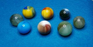 Master Made Vintage Marbles,  To M -.  19/32 " To 23/32 ".