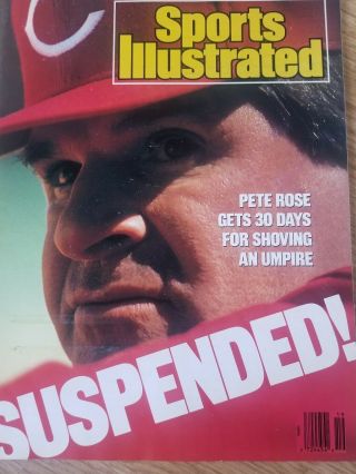 May 9,  1988 Pete Rose Cincinnati Reds Sports Illustrated No Label