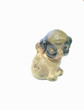 Antique Cast Iron Coin Still Bank Hubley Puppy Bumble Bee Paint Dog