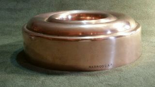 Antique Copper Jelly Mold Mould Harrods