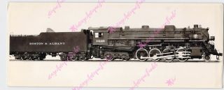 Vintage 4 " X10.  125 " Photo Train B&a Boston Albany Railroad 1448 2 - 8 - 4