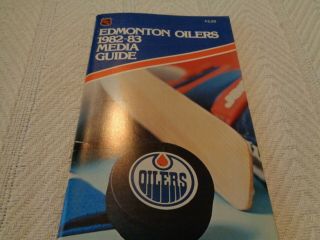 1982 - 83 Edmonton Oilers Media Guide
