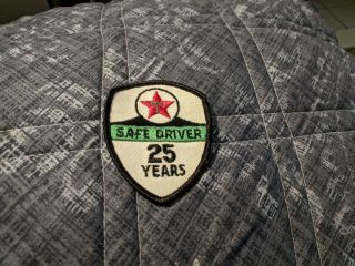 Vintage Texaco 25 Years Safe Driver Patch