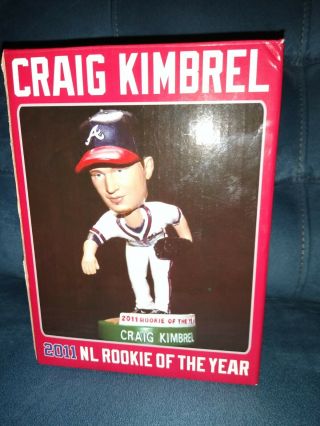 Craig Kimbrel Bobblehead Atlanta Braves 2011 Nl Rookie Of The Year