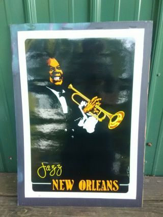 1980 Era Orleans Jazz Heritage Festival Poster Music Decor