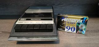 Vintage Panasonic Rq - 309s Portable Cassette Tape Recorder Auto Stop
