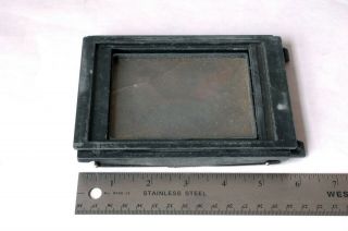 Vintage 3x4 Camera Back,  Ground Glass For Part Only