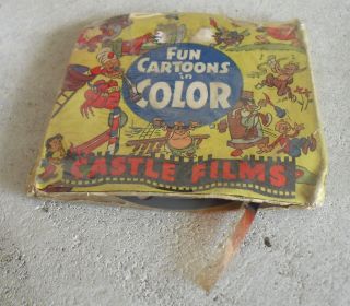Vintage Castle Films 8mm Fun Cartoons In Color Mostly Look
