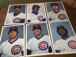 1984 Chicago Cubs Jewel Osco team photos Complete Set Sandberg,  Smith,  Eckersley 2