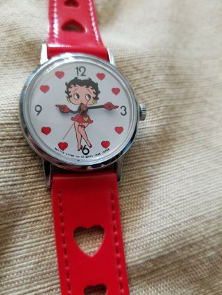 Vintage 1985 Betty Boop Mechanical (Wind Up) Heart Watch,  Betty ' s Store, 2