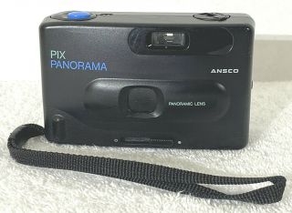 Vintage Ansco Pix Panorama Point And Shoot 35mm Film Camera -