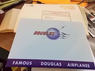 1954 Douglas Aircraft Co Airplane Specification Brochure