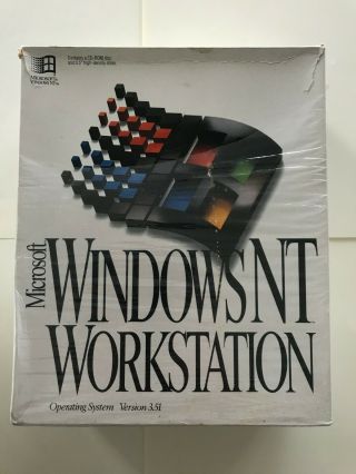 Boxed Microsoft Windows Nt Workstation With Manuals Setup Disks And Cd