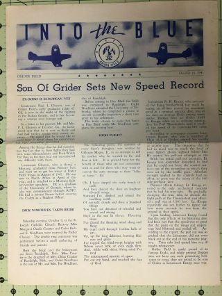 Usaac,  1943 Base Newspaper,  Grider Field,  Pine Bluff,  Ar