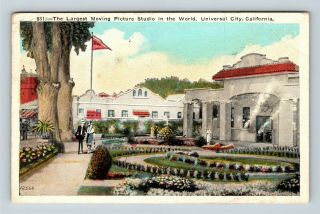 Universal City Ca,  Movie Studio,  Scenic Set,  Vintage California Postcard