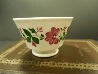 Vtg Shenandoah Ware Style Pottery Cup Mug Pink And Green