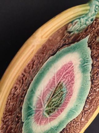 Handled Tray Porcelain Serving Vintage Multi - Color 12 3/8 