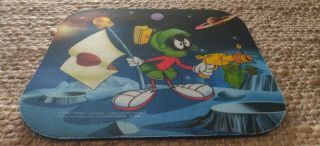 Vintage Warner Bros 1995 Looney Tunes Marvin The Martian Mouse Pad 3