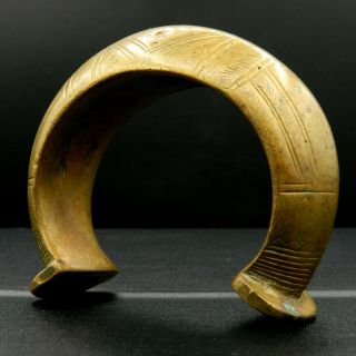 KYRA ANTIQUE Bronze MANILLA Zarma Djerma - Currency Bracelet - NIGER - 1800/1900s 2