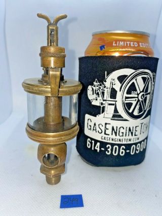 Sherwood Mfg Co 1 Brass Oiler Hit Miss Gas Engine Antique Steampunk Vintage