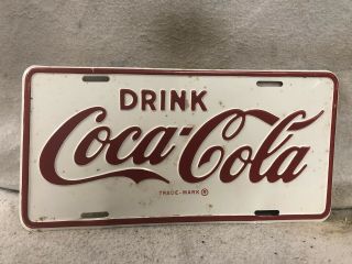 Drink Coca Cola License Plate