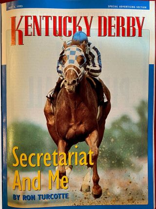 Sports Illustrated 1993 Secretariat Kentucky Derby Ron Turcotte Penny Tweedy