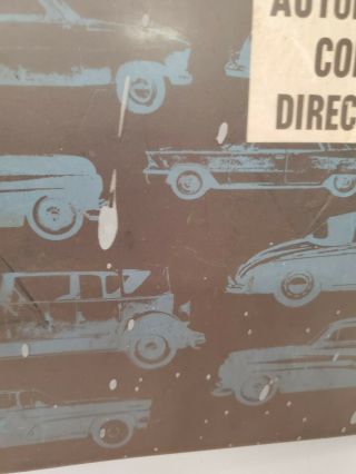 NAPA Martin Senour Paints Automotive Color Directory 1965 66 68 69 72 2