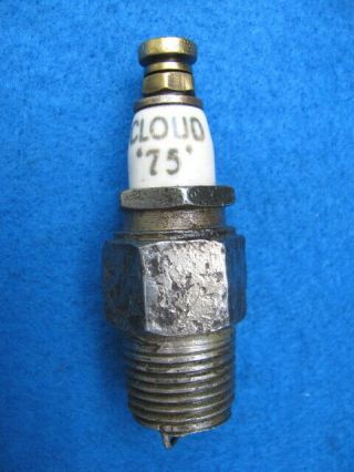 Vintage ½” Pipe Thread,  Cloud 75 Spark Plug