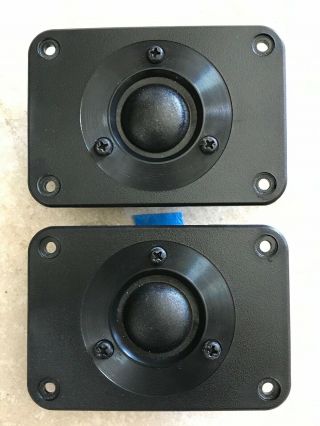 Matched Pair Minimus Sd - 62 1” Soft Dome Tweeters Realistic Optimus Vintage Rca