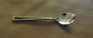 Vintage Oval Demitasse Spoon Aperto Supreme Cutlery Towle Japan 18 - 8 Stainless
