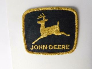 John Deere Tractor Vintage Hat Vest Patch Badge Crest Farm Advertising