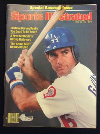 Sports Illustrated Special Baseball Issue April 12,  1982 Steve Garvey M1295