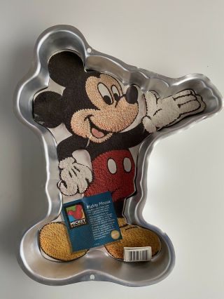 Vintage Wilton 1995 Walt Disney Mickey Mouse Cake Pan W/ Insert