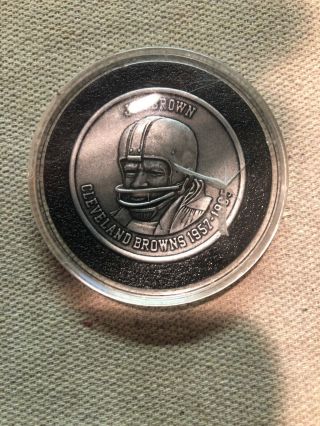Jim Brown 1946 - 2006 Cleveland Browns 60th Anniversary Commemorative Coin 1/4