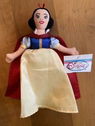 Very Rare Vhtf Vintage Disney Store Snow White Bean Bag Beanie Plush