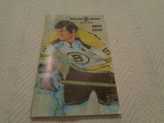 1974 - 75 Boston Bruins Media Guide