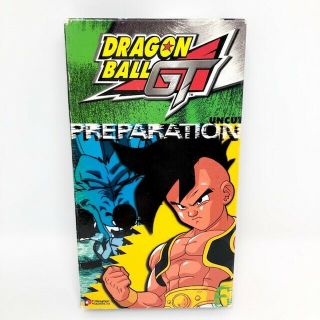 Dragonball Gt Preparation Uncut Vhs Baby Saga Dbgt Anime Vintage Funimation