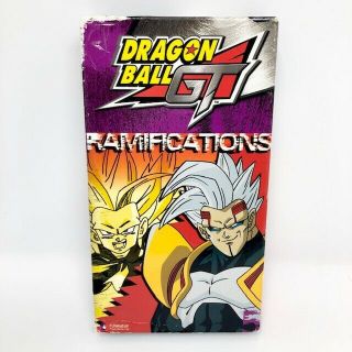 Dragonball Gt Ramifications Edited Vhs Baby Saga Dbgt Anime Vintage Funimation