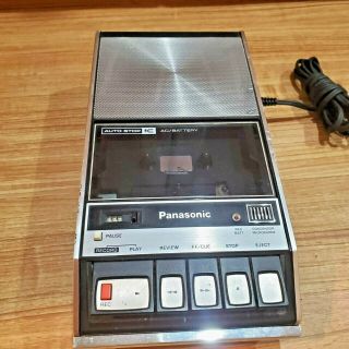 Vintage National Panasonic Cassette Tape Player Recorder Rq - 413s 120 V