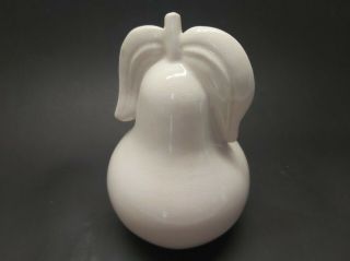 Vintage Red Wing Pottery White Pear Vase Planter 913