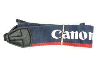 Canon Eos Vintage Blue / Red / White Camera Neck Strap For Slr / Dslr