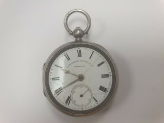 Pocket Watch The Lancashire Watch Co Ltd Thomas Peter Hewitt 1896 Chester Silver