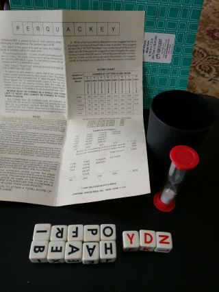 Perquackey The Different Word Game - Vintage