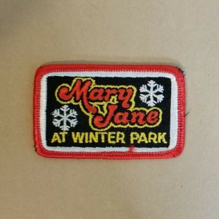 Vintage 90s Patch Mary Jane At Winter Park